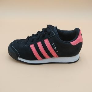 Adidas Samoa Sneaker Black w/ Pink Accents Kids CHILDREN Size 12